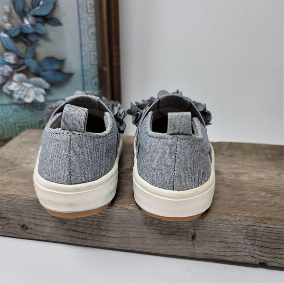 Zara Baby Grey Slip Ons Sneakers Size 21 - Picture 9 of 10